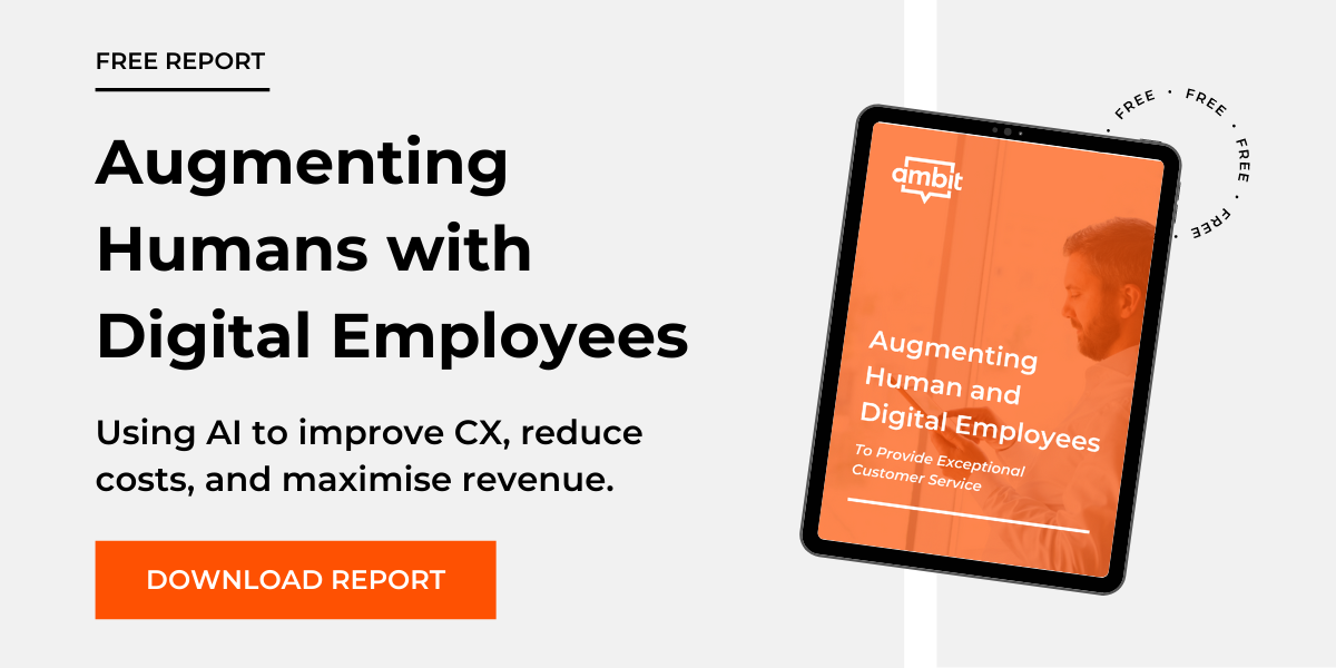 Augment humans with digital employees - Image CTA