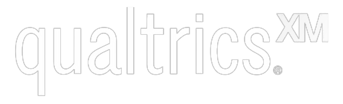 Qualtrics logo white